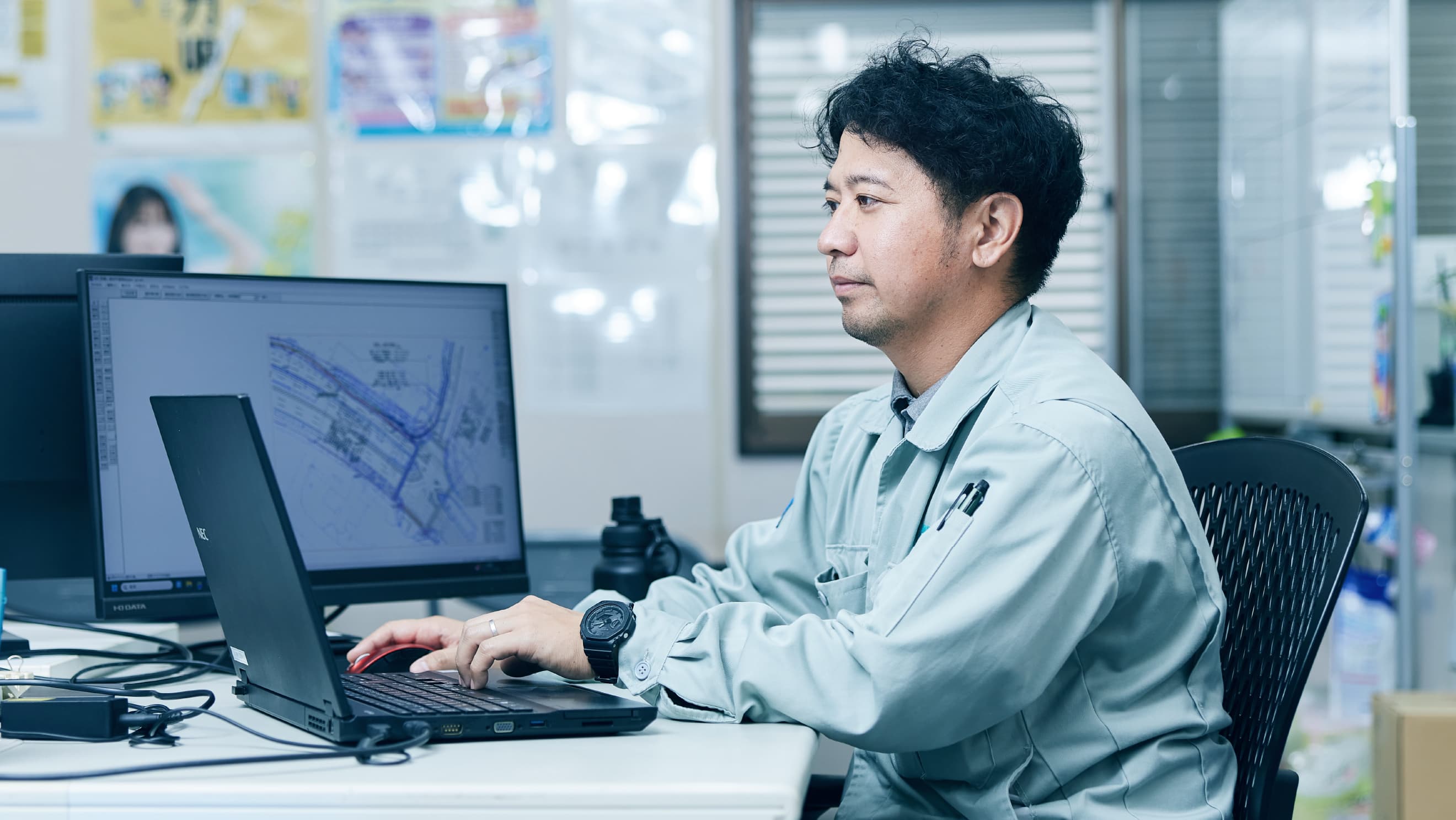 配電部地中線課［技術職］ 比嘉康二