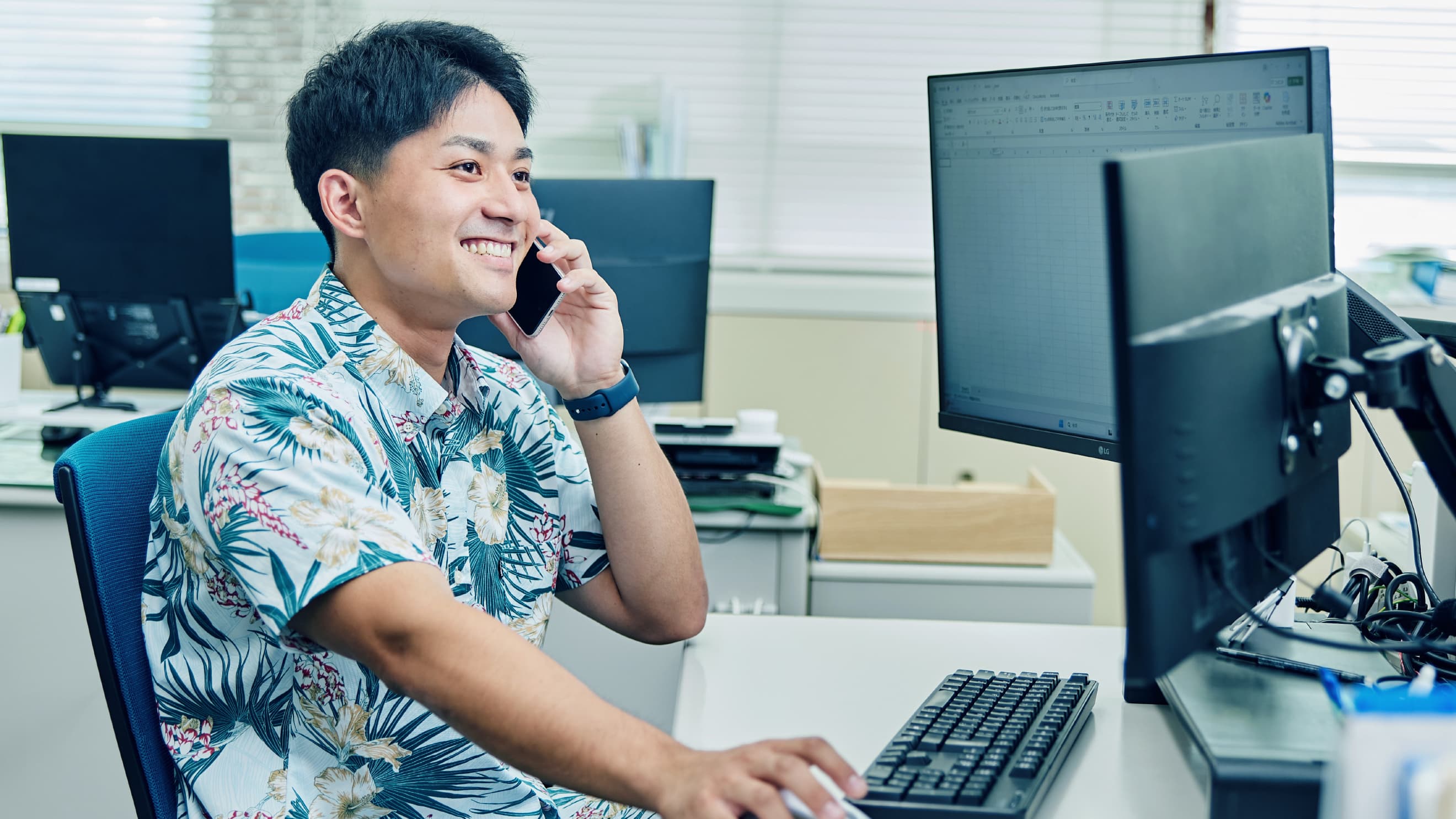 営業部電力営業課［事務職］ 仲里光